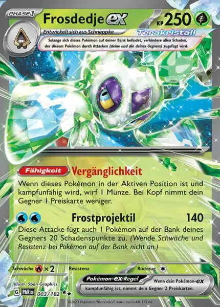 Frosdedje es PAR DE 003/182 – Pokémon Paradoxrift Karte