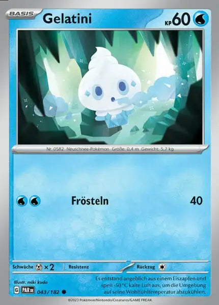 Gelatini PAR DE 043/182 – Pokémon Paradoxrift Karte