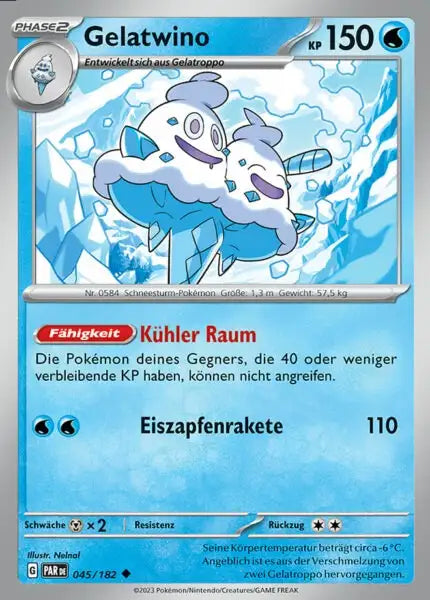 Gelatwino PAR DE 045/182 – Pokémon Paradoxrift Karte