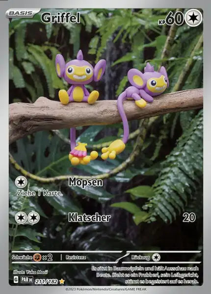Griffel PAR DE 211/182 – Pokémon Paradoxrift Karte