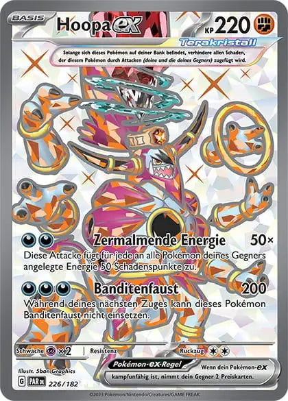 Hoopa ex PAR DE 226/182 – Pokémon Paradoxrift Karte