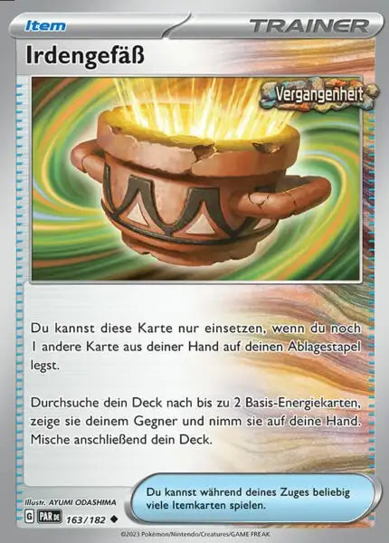 Irdengefaess PAR DE 163/182 – Pokémon Paradoxrift Karte