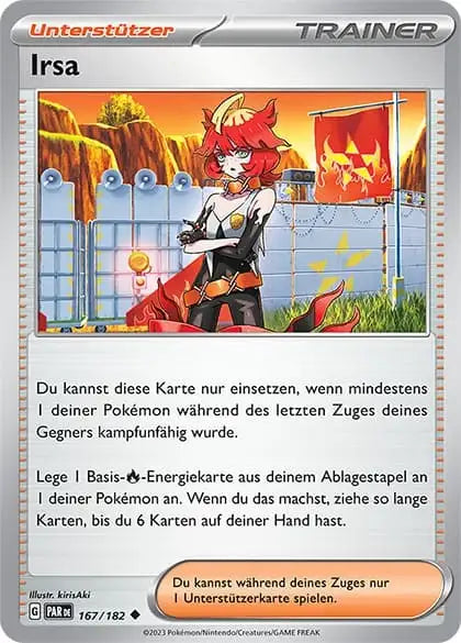 Irsa PAR DE 167/182 – Pokémon Paradoxrift Karte