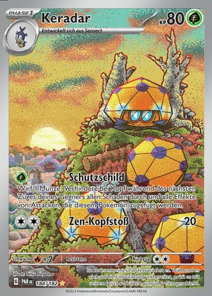 Keradar PAR DE 184/182 – Pokémon Paradoxrift Karte
