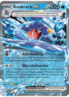Knackrack ex PAR 038/182 – Pokémon Paradoxrift Karte