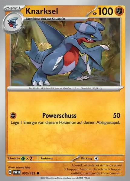 Knarksel PAR DE 095/182 – Pokémon Paradoxrift Karte