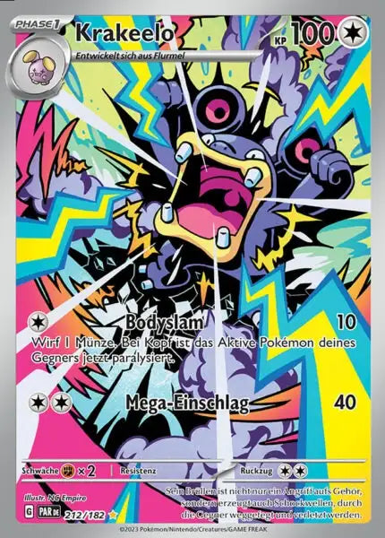 Krakeelo PAR DE 212/182 – Pokémon Paradoxrift Karte