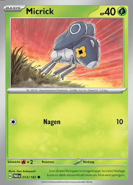 Micrick PAR DE 013/182 – Pokémon Paradoxrift Karte