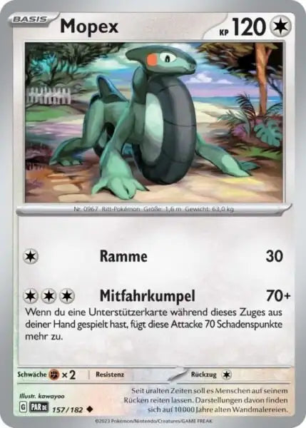 Mopex PAR DE 157/182 – Pokémon Paradoxrift Karte