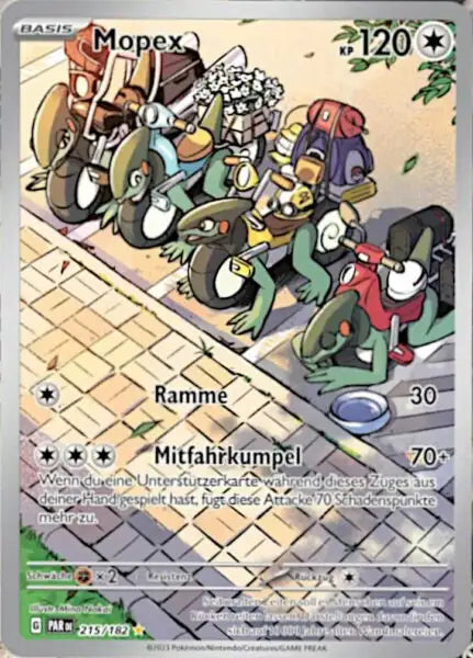 Mopex PAR DE 215/182 – Pokémon Paradoxrift Karte