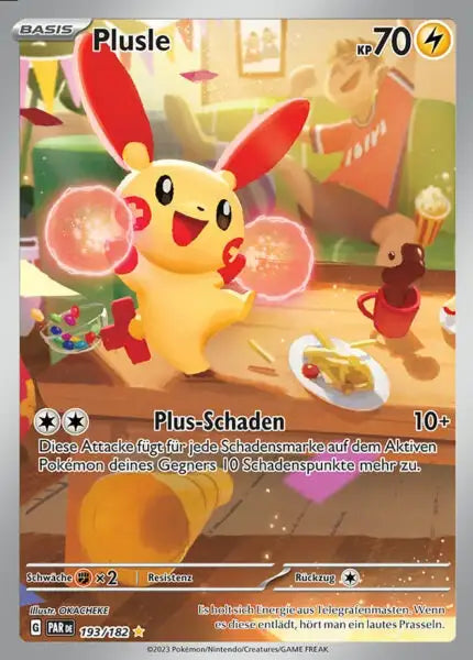 Plusle PAR DE 193/182 – Pokémon Paradoxrift Karte