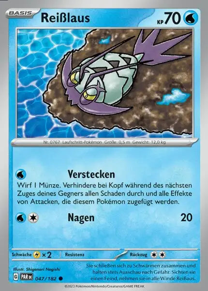 Reisslaus PAR DE 047/182 – Pokémon Paradoxrift Karte