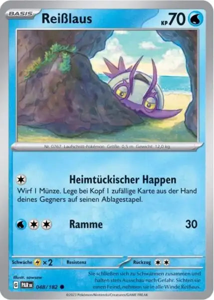 Reisslaus PAR DE 048/182 – Pokémon Paradoxrift Karte