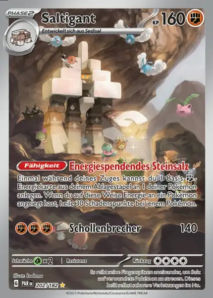 Saltigant PAR DE 202/182 – Pokémon Paradoxrift Karte
