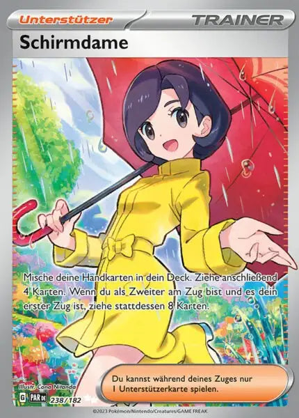 Schirmdame PAR DE 238/182 – Pokémon Paradoxrift Karte