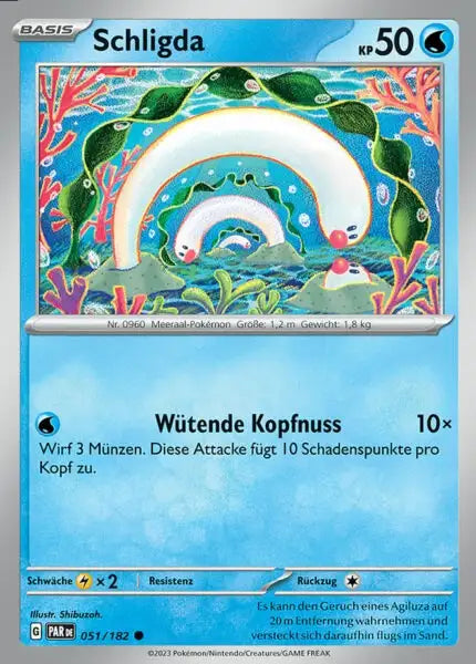Schligda PAR DE 051/182 – Pokémon Paradoxrift Karte