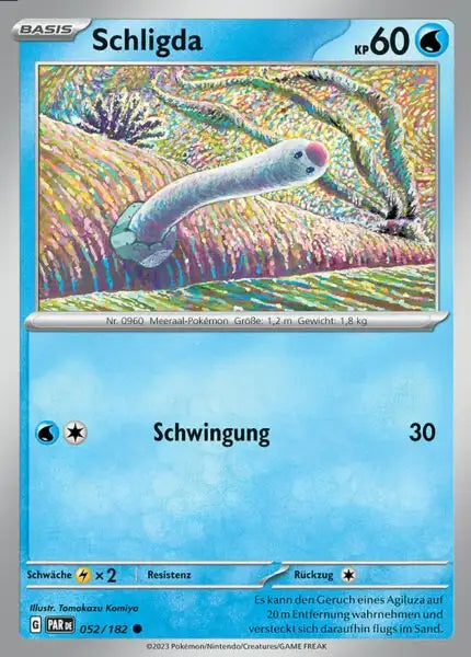 Schligda PAR DE 052/182 – Pokémon Paradoxrift Karte