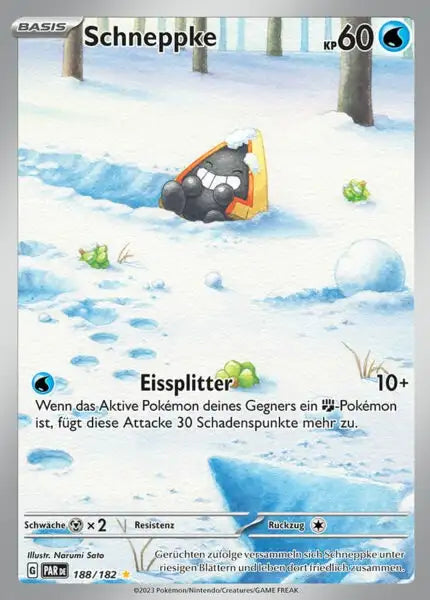 Schneppke PAR DE 188/182 – Pokémon Paradoxrift Karte