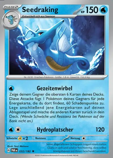 Seedraking PAR DE 032/182 – Pokémon Paradoxrift Karte