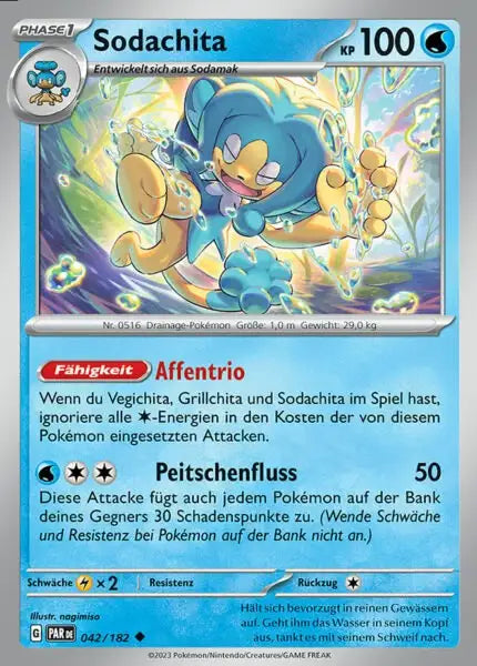 Sodachita PAR DE 042/182 – Pokémon Paradoxrift Karte