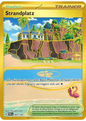 Strandplatz PAR DE 263/182 – Pokémon Paradoxrift Karte