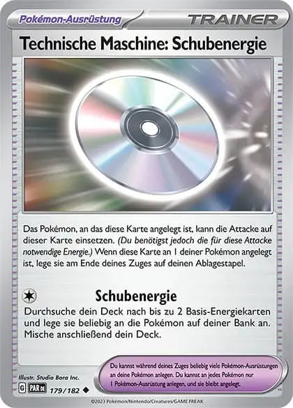 Technische Maschine Schubenergie PAR DE 179/182 – Pokémon Paradoxrift Karte