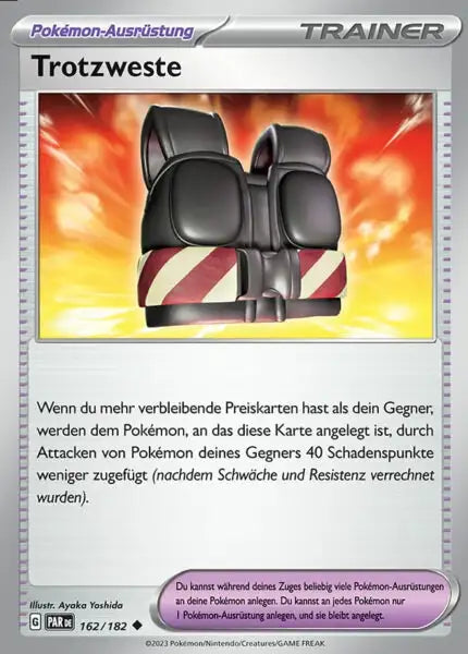 Trotzweste PAR DE 162/182 – Pokémon Paradoxrift Karte