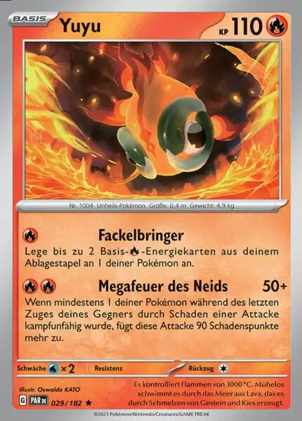 Yuyu PAR DE 029/182 – Pokémon Paradoxrift Karte