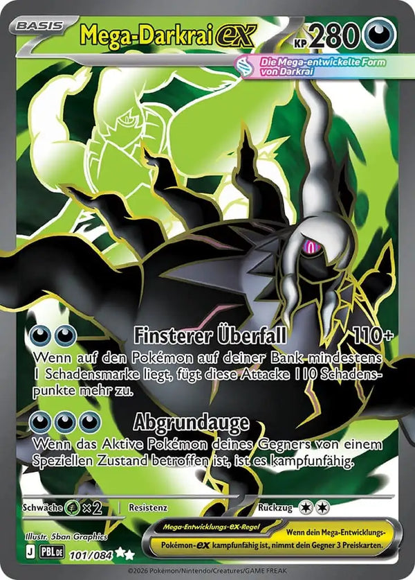 pokemon PBL mega darkrai ex 101 084 de