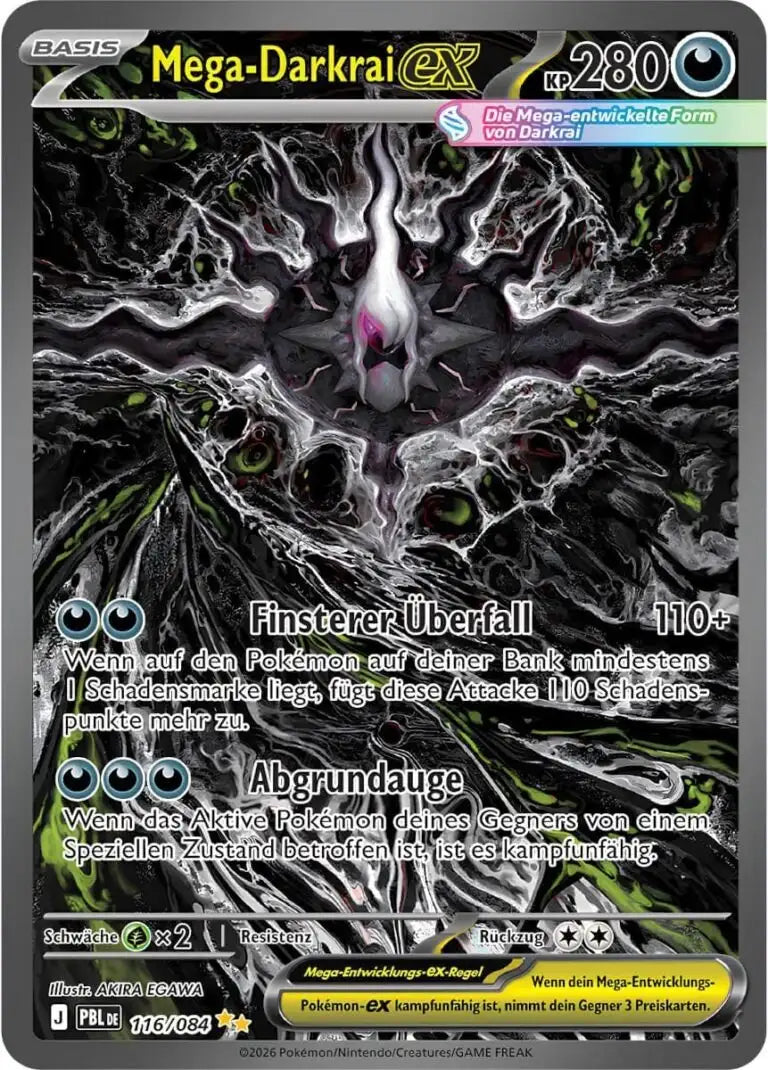 pokemon PBL mega darkrai ex 116 084 de