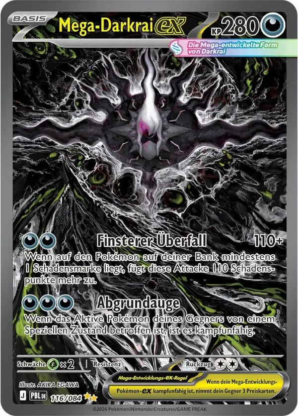 pokemon PBL mega darkrai ex 116 084 de