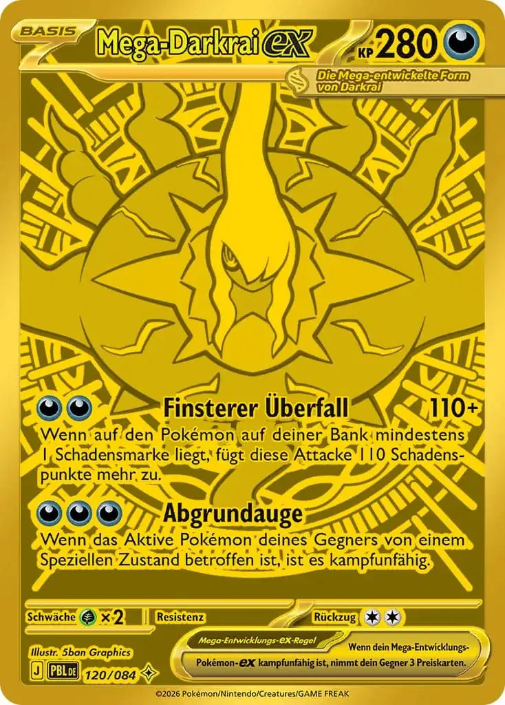 pokemon PBL mega darkrai ex 120 084 de