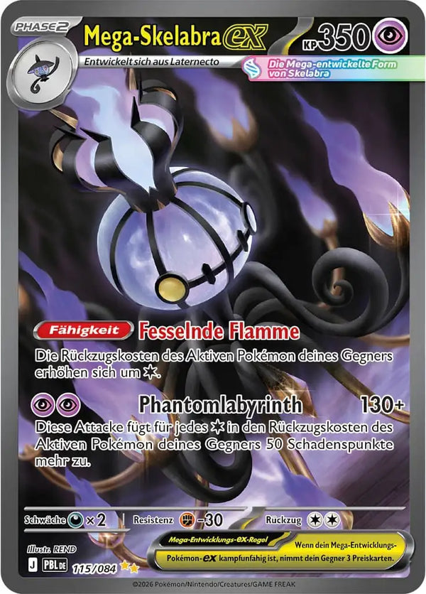 pokemon PBL mega skelabra ex 115 084 de