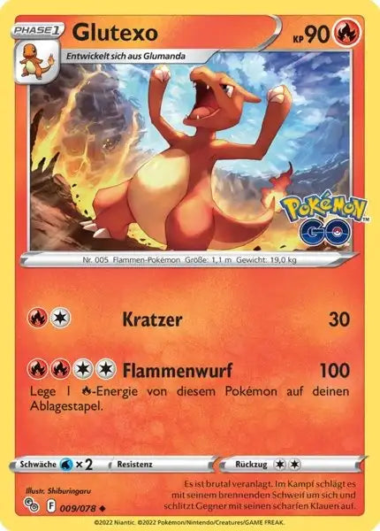 Glutexo 009/078 – Pokémon Pokémon GO Karte