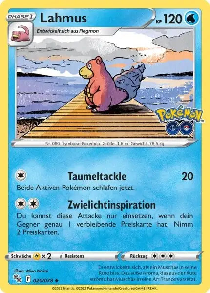 Lahmus 020/078 – Pokémon Pokémon GO Karte