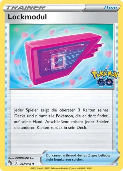 Lockmodul 067/078 – Pokémon Pokémon GO Karte
