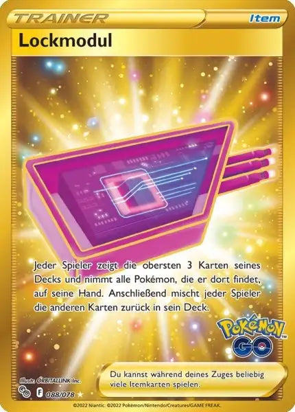Lockmodul 088/078 – Pokémon Pokémon GO Karte