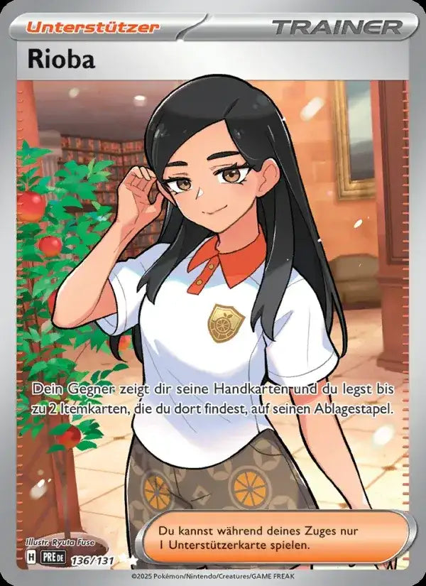 Rioba 136/131 – Pokémon Prismatische Entwicklungen Karte