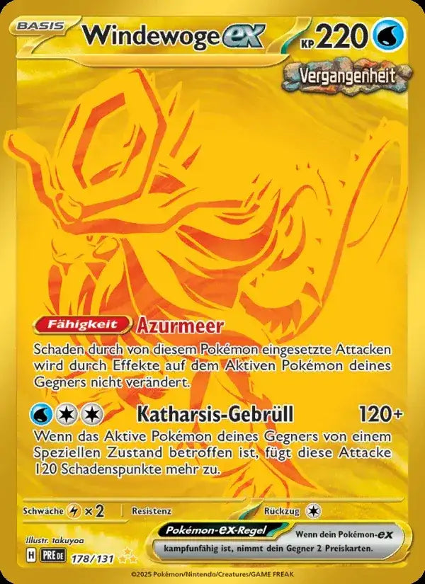 Windewoge ex 178/131 – Pokémon Prismatische Entwicklungen Karte
