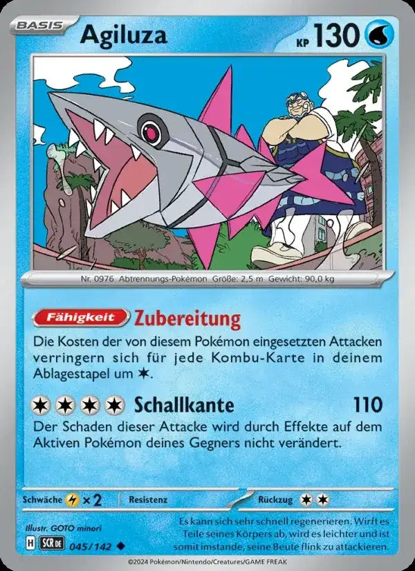 Agiluza 045/142 – Pokémon Stellarkrone Karte