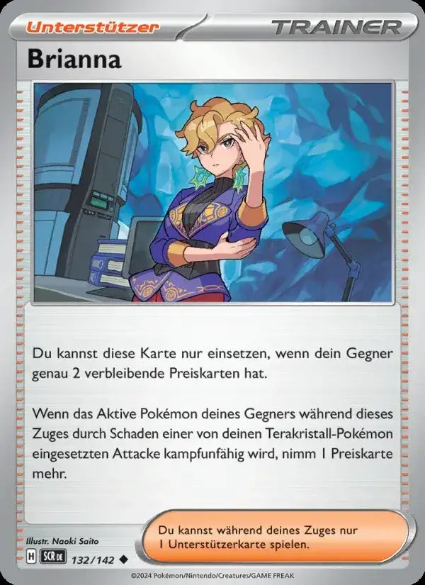 Brianna 132/142 – Pokémon Stellarkrone Karte