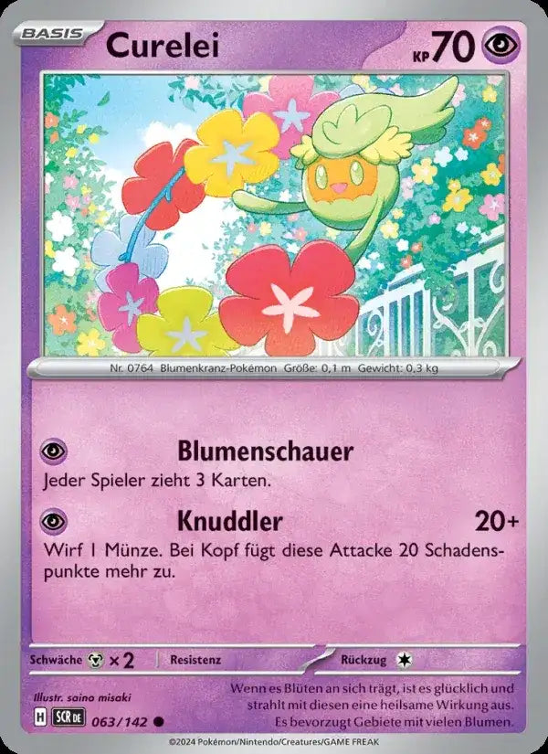 Curelei 063/142 – Pokémon Stellarkrone Karte