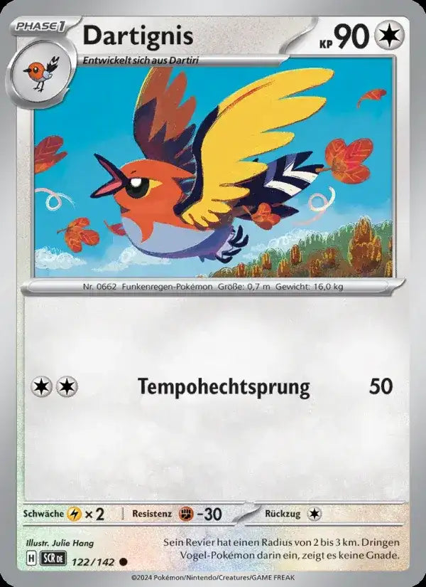Dartignis 122/142 – Pokémon Stellarkrone Karte