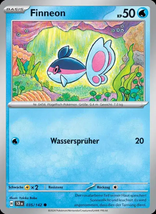 Finneon 035/142 – Pokémon Stellarkrone Karte