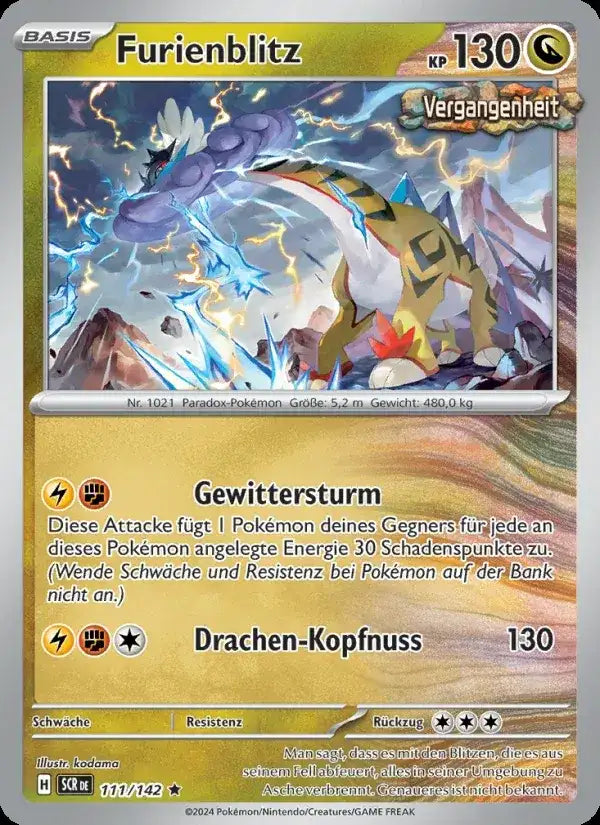 Furienblitz 111/142 – Pokémon Stellarkrone Karte