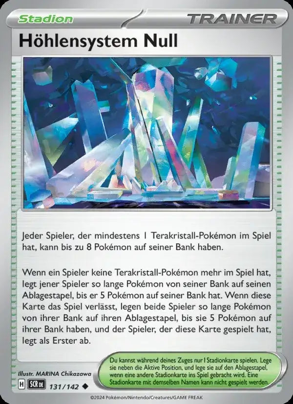 Hohlensystem null 131/142 – Pokémon Stellarkrone Karte