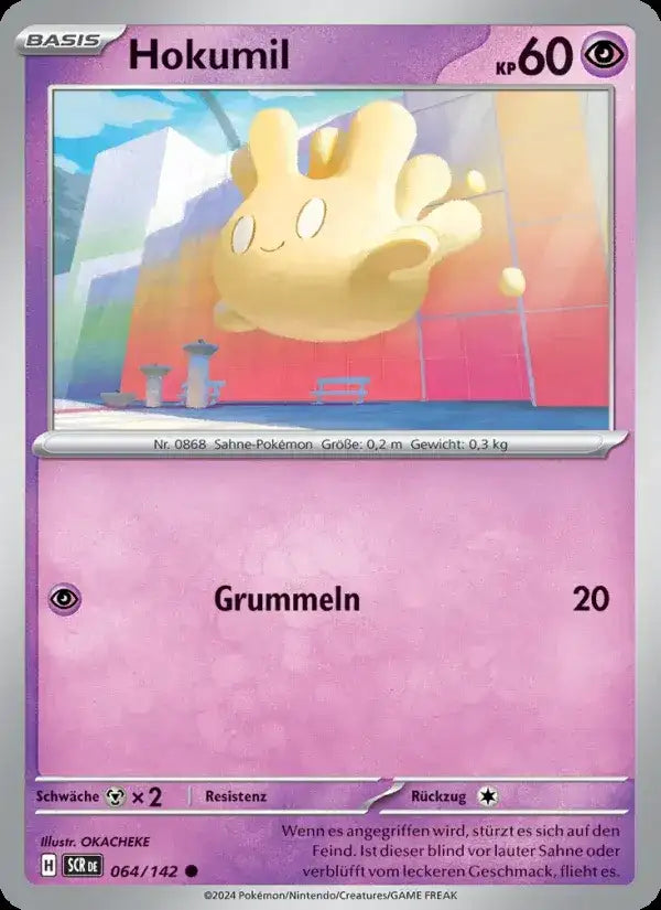 Hokumil 064/142 – Pokémon Stellarkrone Karte
