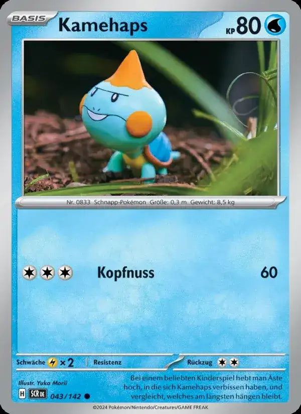 Kamehaps 043/142 – Pokémon Stellarkrone Karte