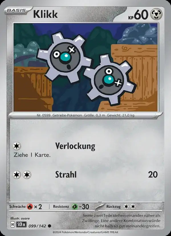Klikk 099/142 – Pokémon Stellarkrone Karte