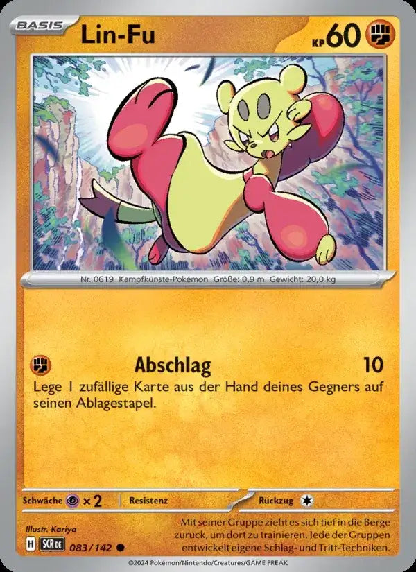 Lin fu 083/142 – Pokémon Stellarkrone Karte